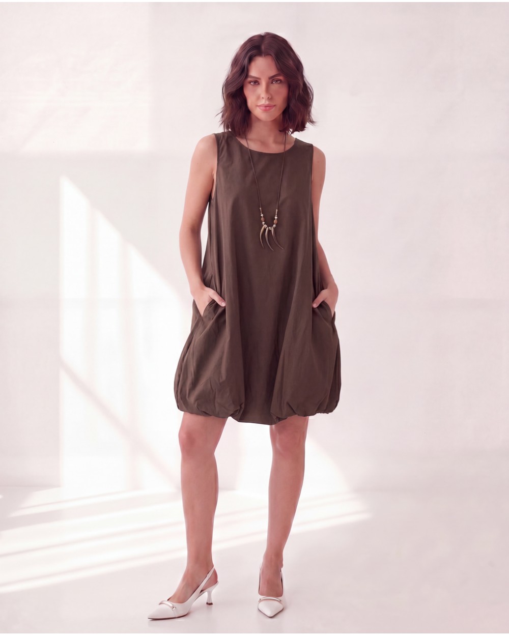 Vestito Midi Con Collana 6107-68/24575