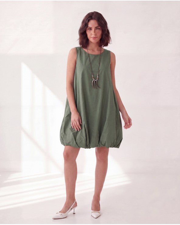 Vestito Midi Con Collana 6107-68/24575