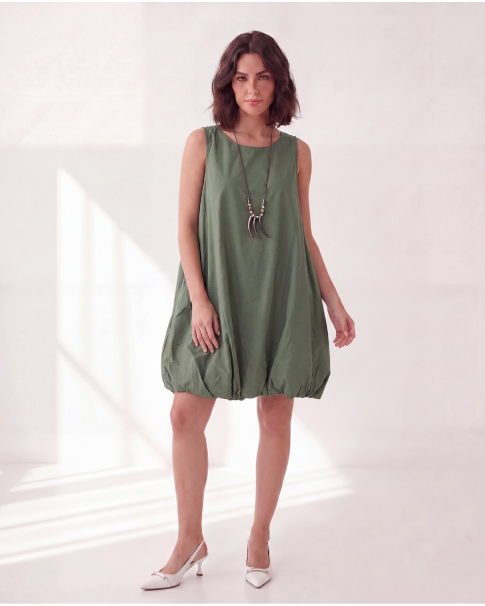 Vestito Midi Con Collana 6107-68/24575