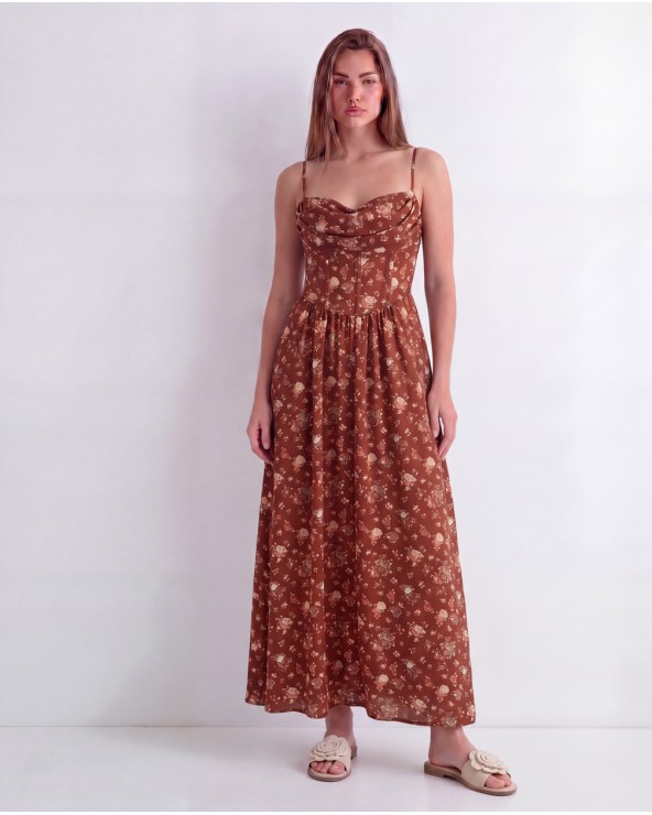 Abito Maxi A Fantasia 49003/40575