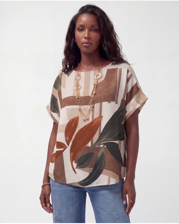 Blusa A Fantasia Con Collana 6309/58325