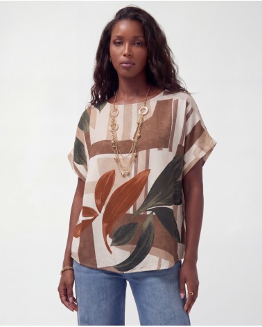Blusa A Fantasia Con Collana 6309/58325