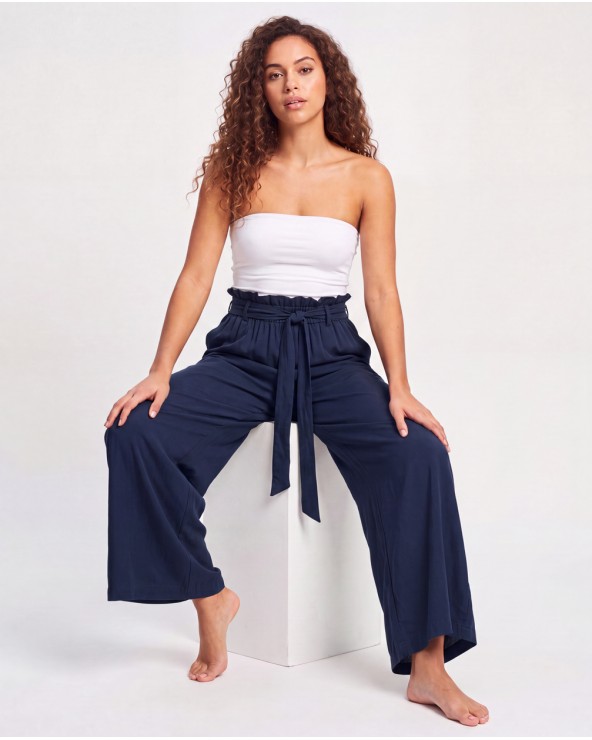 Pantaloni A Palazzo Con Cintura 0633/E144/99250